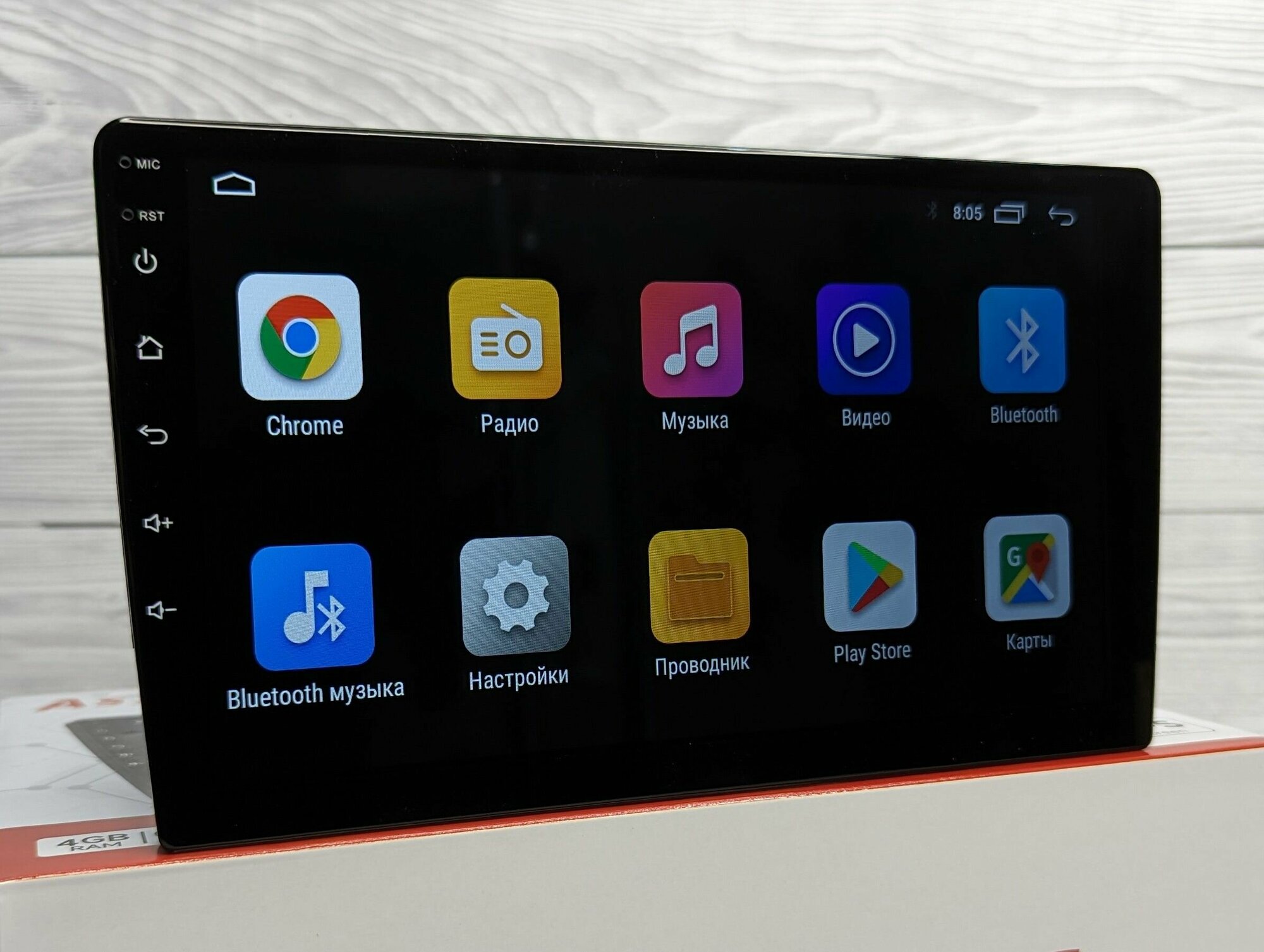 Андроид Магнитола 2DIN 9 дюймов 4+64 GB / RDS / CarPlay / GPS / Wi-Fi / USB / Bluetooth — фото 1