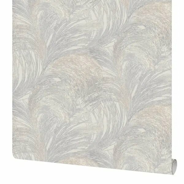 Обои флизелиновые Euro Decor Freya серые 1.06 м ED7188-11 - фото №5