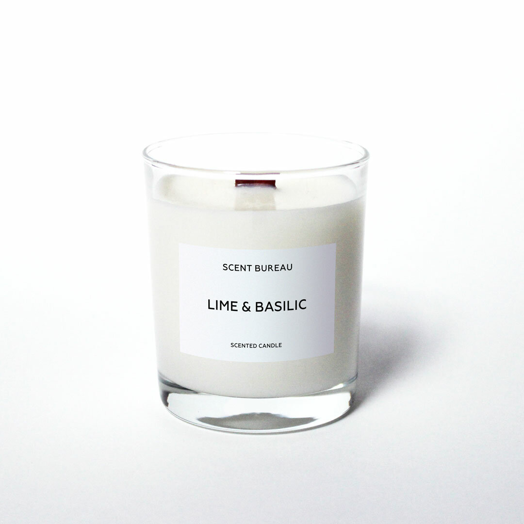 Scent Bureau «Lime & Basilic/Лайм и базилик», ароматическая свеча 190 мл