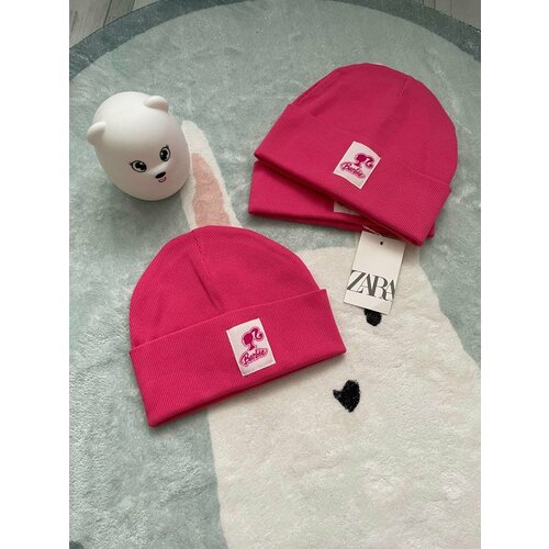 фото Шапка zara, размер 6-10, розовый