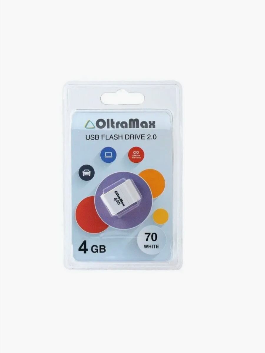 USB флеш накопитель OM-4GB-70-белый