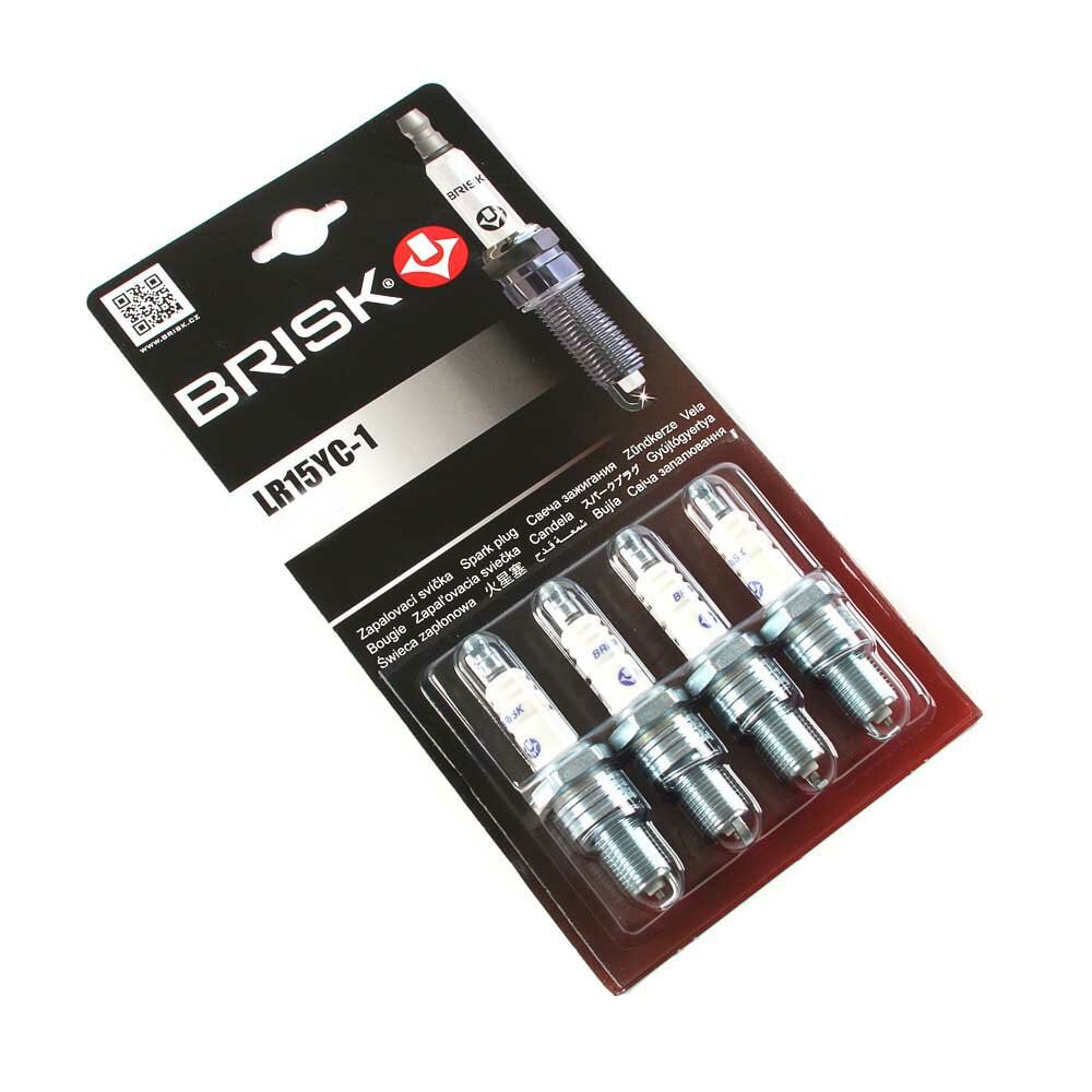 Свечи зажигания BRISK LR15YC-1 2111 4 шт LR15YC-1J-4PCE