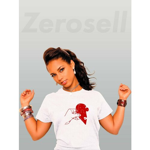 фото Футболка футболка парная хлопковая унисекс половина сердца, размер xxl, белый zerosell