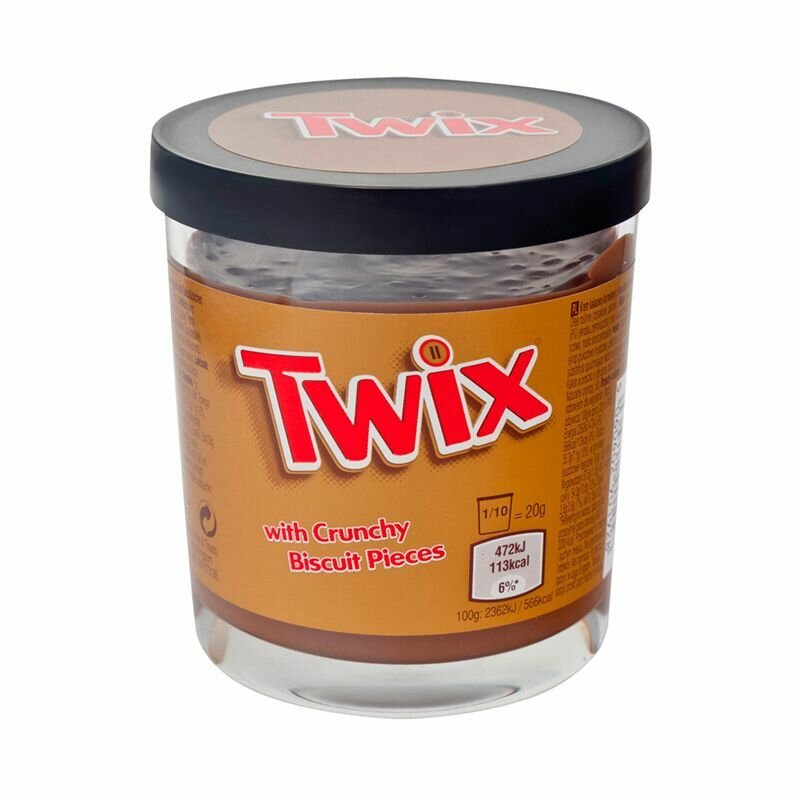Шоколадная паста Twix с кусочками печенья (Великобритания), 200 г