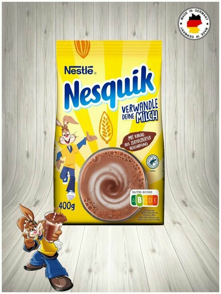 Какао-напиток растворимый Nestle Nesquik Original 400 гр (Германия) - фотография № 5