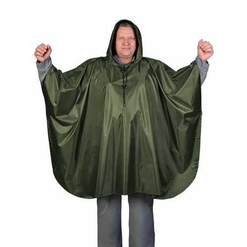 Дождевик БЕРТА, размер OneSize, зеленый