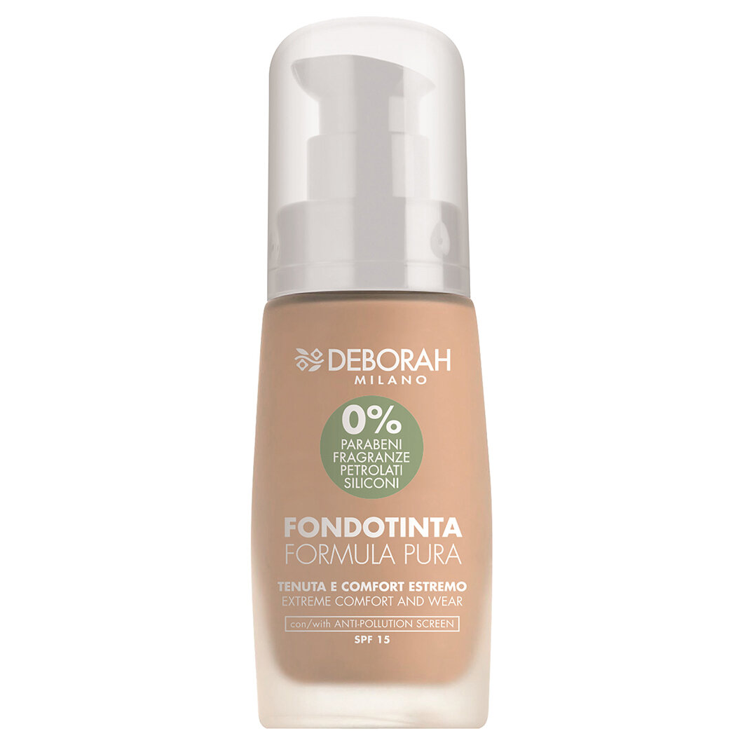 Тональный крем Deborah Milano лифтинг Formula Pura Foundation, тон 02 бежевый