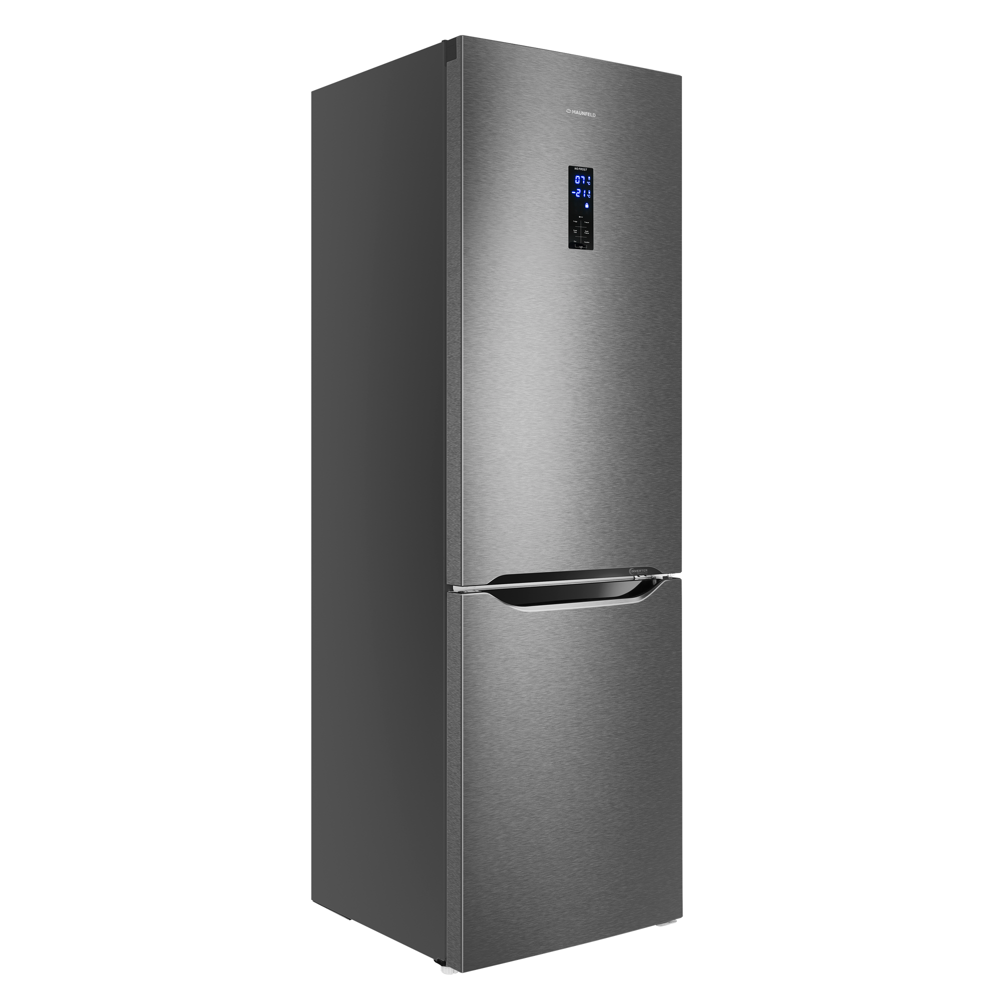 Холодильник двухкамерный Maunfeld MFF187NFIX10 187x66x59.5 см 1 компрессор цвет серебристый - фото №5