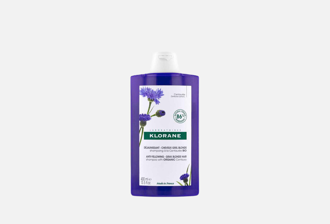 Шампунь для волос KLORANE organic centaury / объём 400 мл