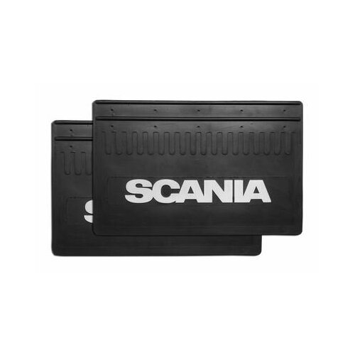 Брызговики резиновые с белой надписью SCANIA передние 2шт 520х330мм 1442₽