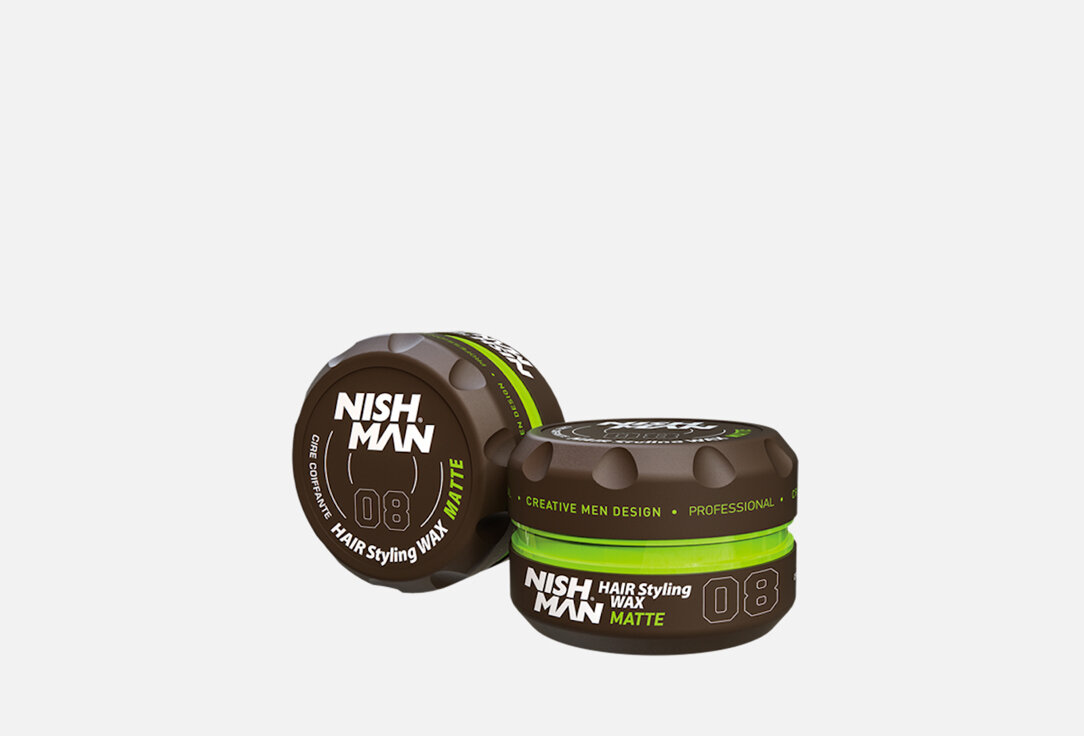 Воск для укладки волос NISHMAN, HAIR STYLING MATTE LOOKING WAX 08 100мл