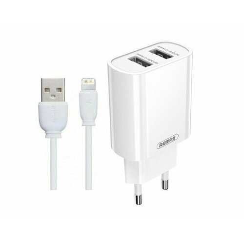 Remax RP-U35 - СЗУ 2 в 1 с кабелем Lightning сзу 4usb remax rp u43 3 4a черный