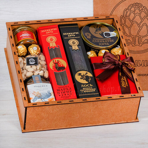 Подарочный набор ART-Box артишок №2254 конфеты ferrero rocher премиум с лесным орехом 125 г