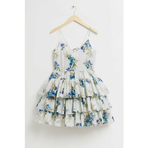 фото Платье размер 8, синий, зеленый h&m / other stories