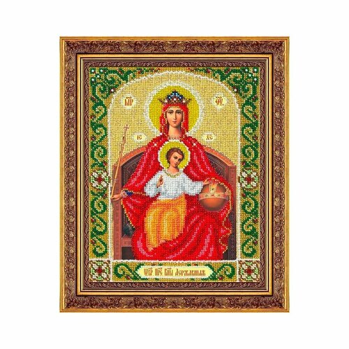 Набор для вышивания Паутинка Б1045 Пресвятая Богородица Державная вышивка бисером икона пресвятая богородица державная 20x25 см