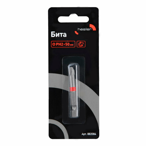 Бита Hesler 882084 PH2 магнитная 50 мм 1440₽