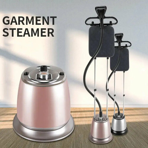 Отпариватель вертикальный парогенератор напольный для одеждыэлектрический22л2000Вт регулировка подачи пара бежевый с вешалкойплечиками 9999₽