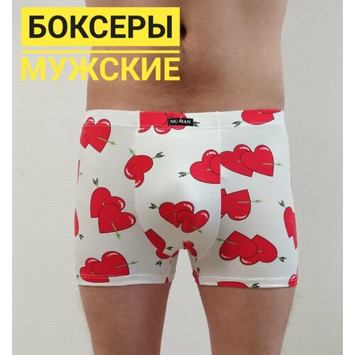фото Трусы валентинки, размер xl, белый нет бренда