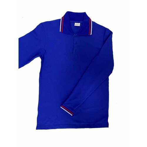 фото Поло, размер 112/170, синий нет бренда