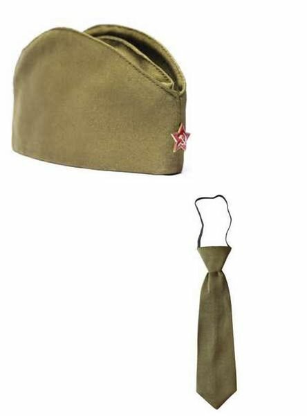 Пилотка и галстук (набор Солдата Бока 2833) 56 см.