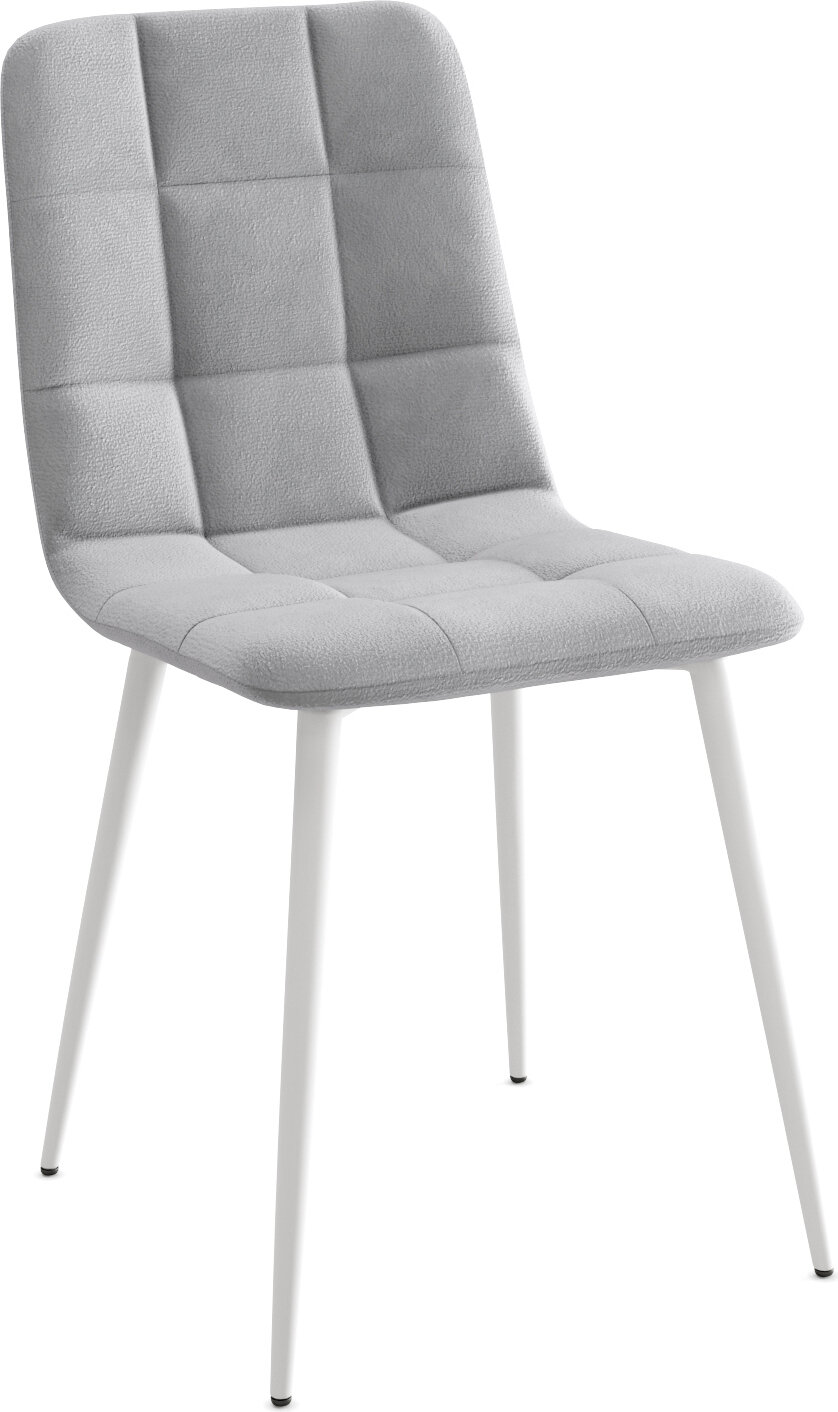 фото Стул Милан Светло-серый/Белый