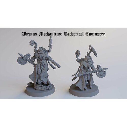 Adeptus Mechanicus: Techpriest Enginseer / Техножрец-Техпровидец / Warhammer 40k Адептус Механикус миниатюры games workshop adeptus mechanicus ironstrider ballistarius