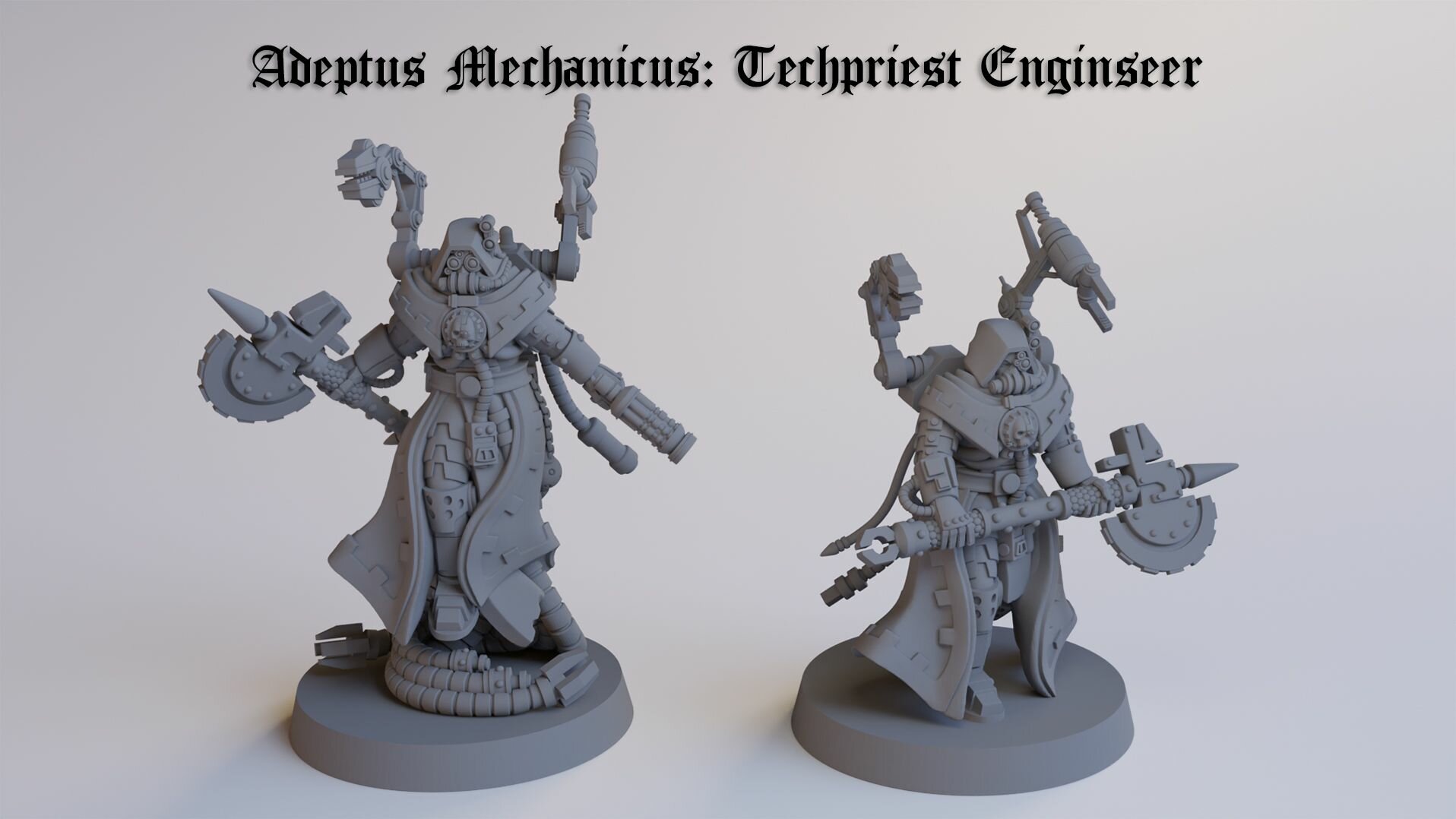 Adeptus Mechanicus: Techpriest Enginseer / Техножрец-Техпровидец / Warhammer 40k Адептус Механикус