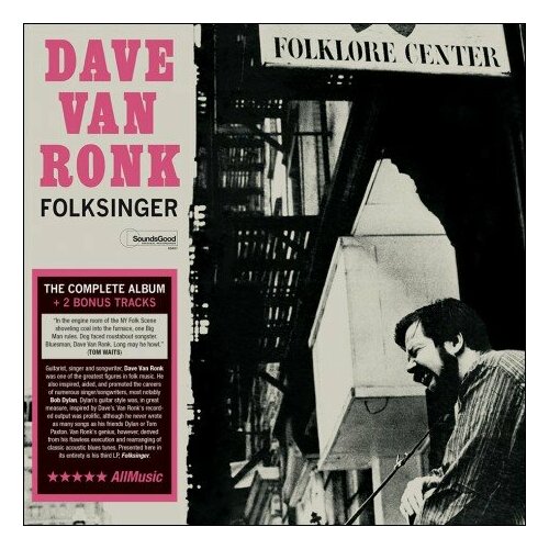 Виниловая пластинка Dave Van Ronk / Folksinger (1LP)