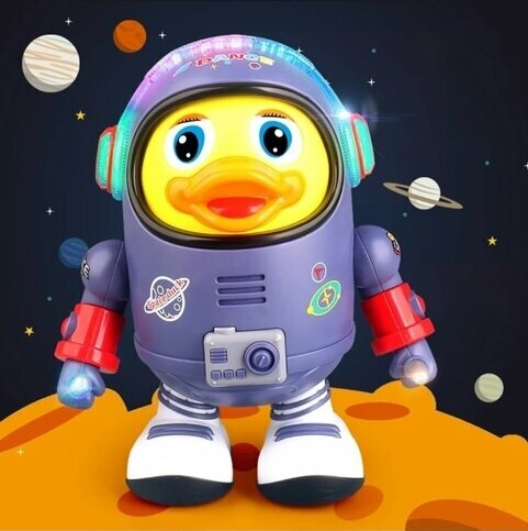 Интерактивная музыкальная игрушка Утенок Астронавт, световые и звуковые эффекты