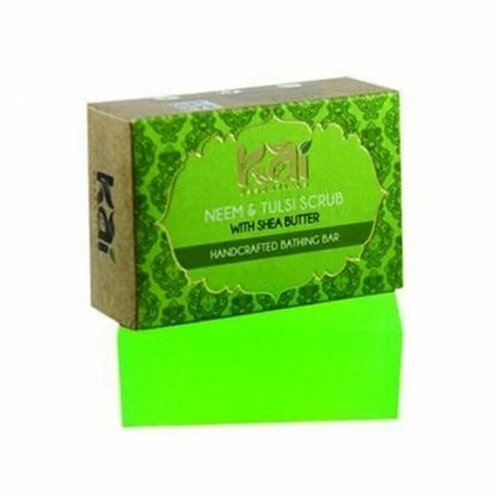 KAI ESSENTIALS Мыло Neem & Tulsi Scrub Скраб с нимом и тулси Премиум с маслом ши 125 г