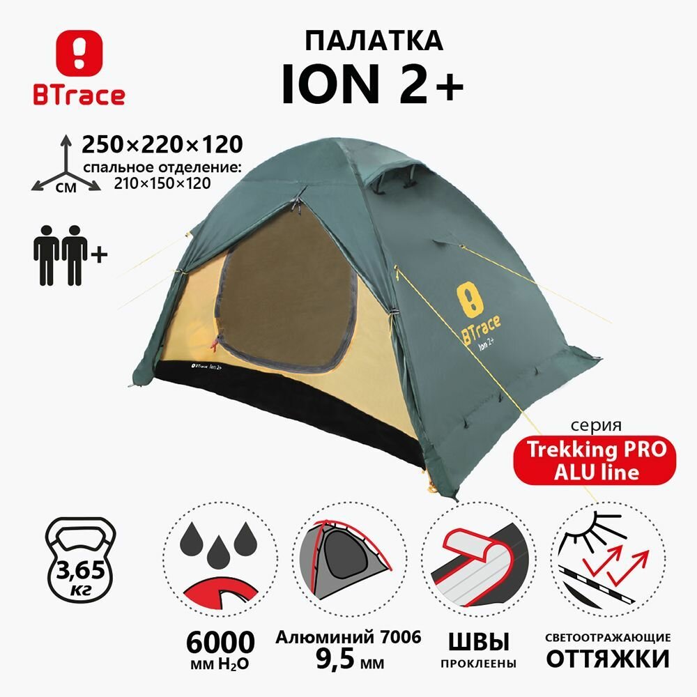 Палатка BTrace Ion 2+