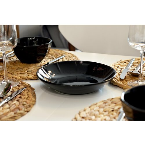 Тарелка глубокая DJUP PLATTA Шведский Дом SWED HOUSE как стриммиг 23 см черный 769₽