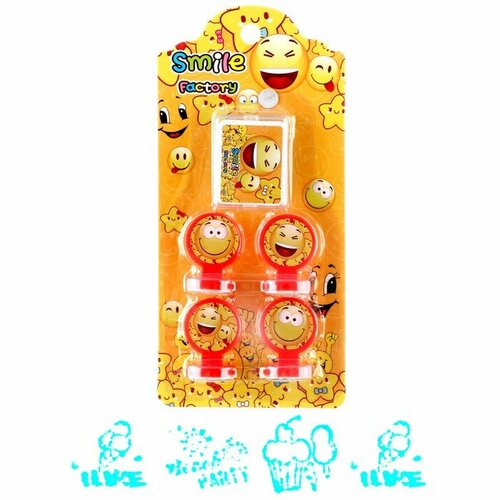 Печать цветная Cмайл набор 4 шт штемпельная подушка 349₽