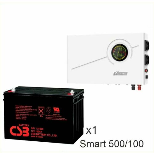 ИБП Powerman Smart 500 INV + CSB GP121000 ибп powerman smart 500 inv csb gp12650