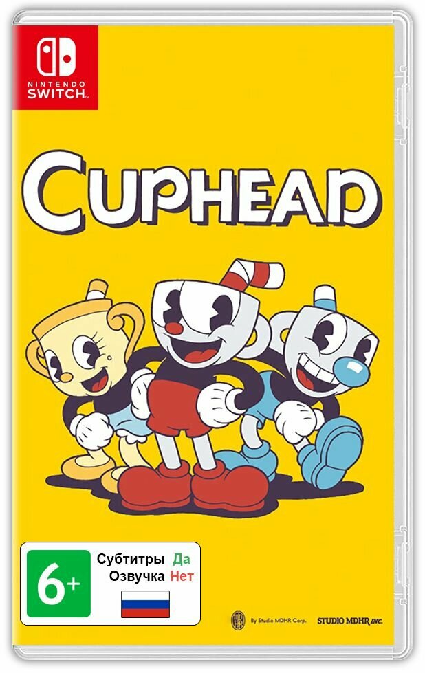 Игра Cuphead (Nintendo Switch, Русская версия)