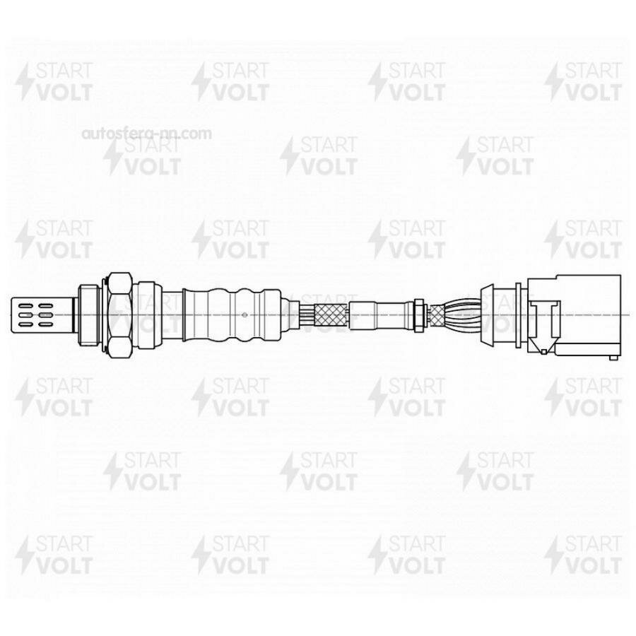 STARTVOLT VSOS2903 Лямбда-зонд VAG FABIA II (07-)/ROOMSTER (06-) 1.6I до кат.