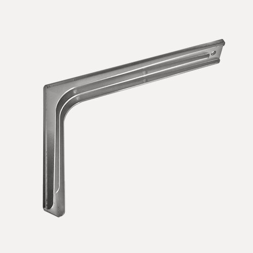 Изображение товара Кронштейн силовой плоский KCM-260/400, 1 шт. 40х26х6 см. 2,1 Хром матовый