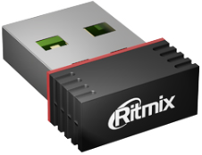 Wi-Fi адаптер Ritmix RWA 120 USB (черный)