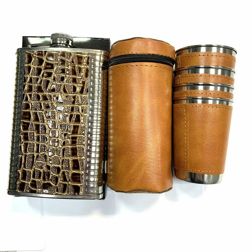 Фляга с рюмками набор/Flask with glasses set