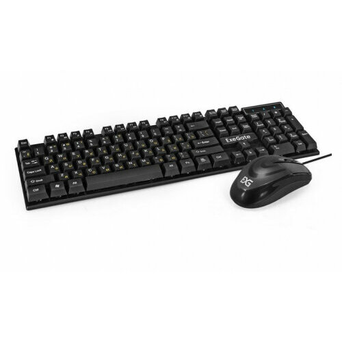 Клавиатура и мышь Exegate Professional Standard Combo MK110 черный 820₽