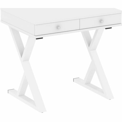 Стол письменный Riva Home Office VR. SP-1-79. M Белый бриллиант/Белый металл 794*600*750