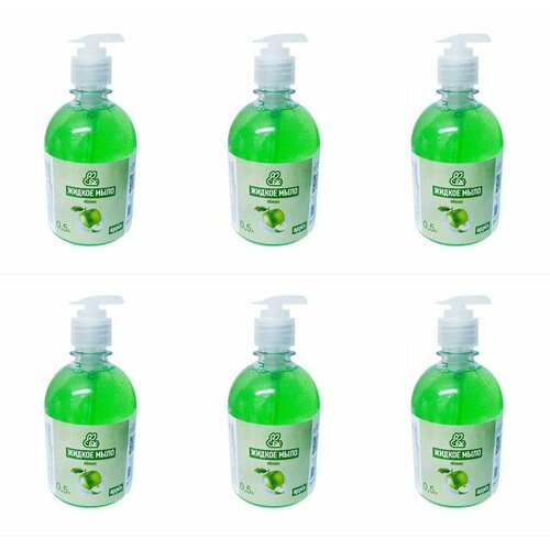 Белый кролик Мыло жидкое Яблоко с дозатором 500 мл 6 шт 833₽