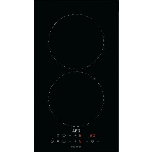 Встраиваемая индукционная панель AEG IKB32300CB независимая 2 конфорки 9 уровней чёрная 5959000₽