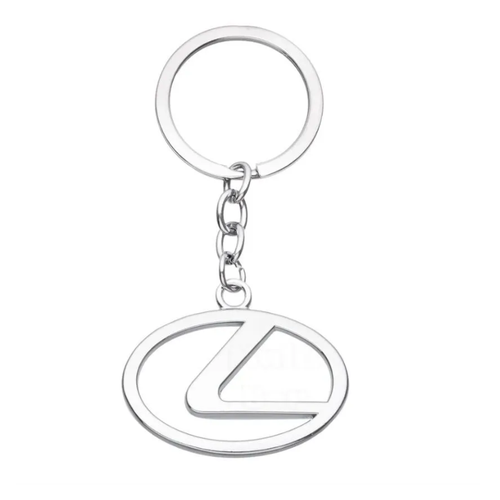 Брелок LEXUS гладкая фактура Lexus серебристый 249₽