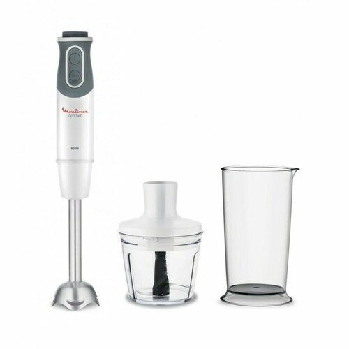 Блендер Moulinex DD641132 погружной 800 Вт 05 л 10 скоростей режим турбо белый 882200₽