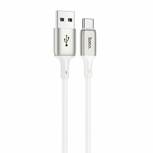 Кабель USB HOCO X66 Howdy USB - Type-C, 3A, 1 м, белый кабель usb type c hoco x30 star 91172