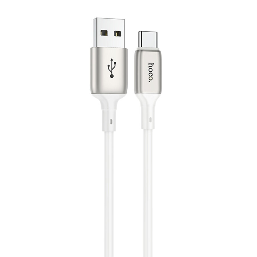 Кабель USB HOCO X66 Howdy USB - Type-C, 3A, 1 м, белый