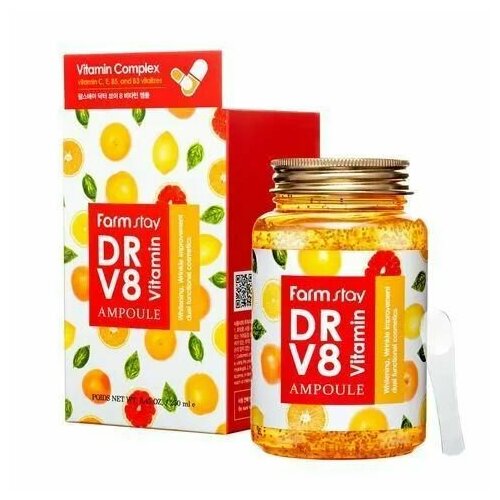 Сыворотка FS DR-V8 Vitamin Ampoule, Ампульная сыворотка с витаминами 250 мл. Корея