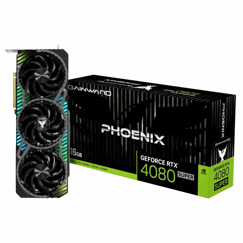 Видеокарта Gainward RTX4080 SUPER PHOENIX 16GB GDDR6X 256bit 3-DP HDMI