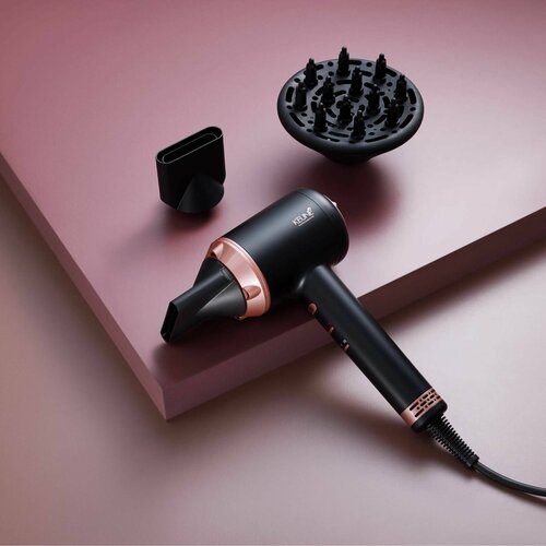 Фен KEUNE Ionic Pro Lux HD-1803Di 1600 Вт цвет черныймедный 2499000₽